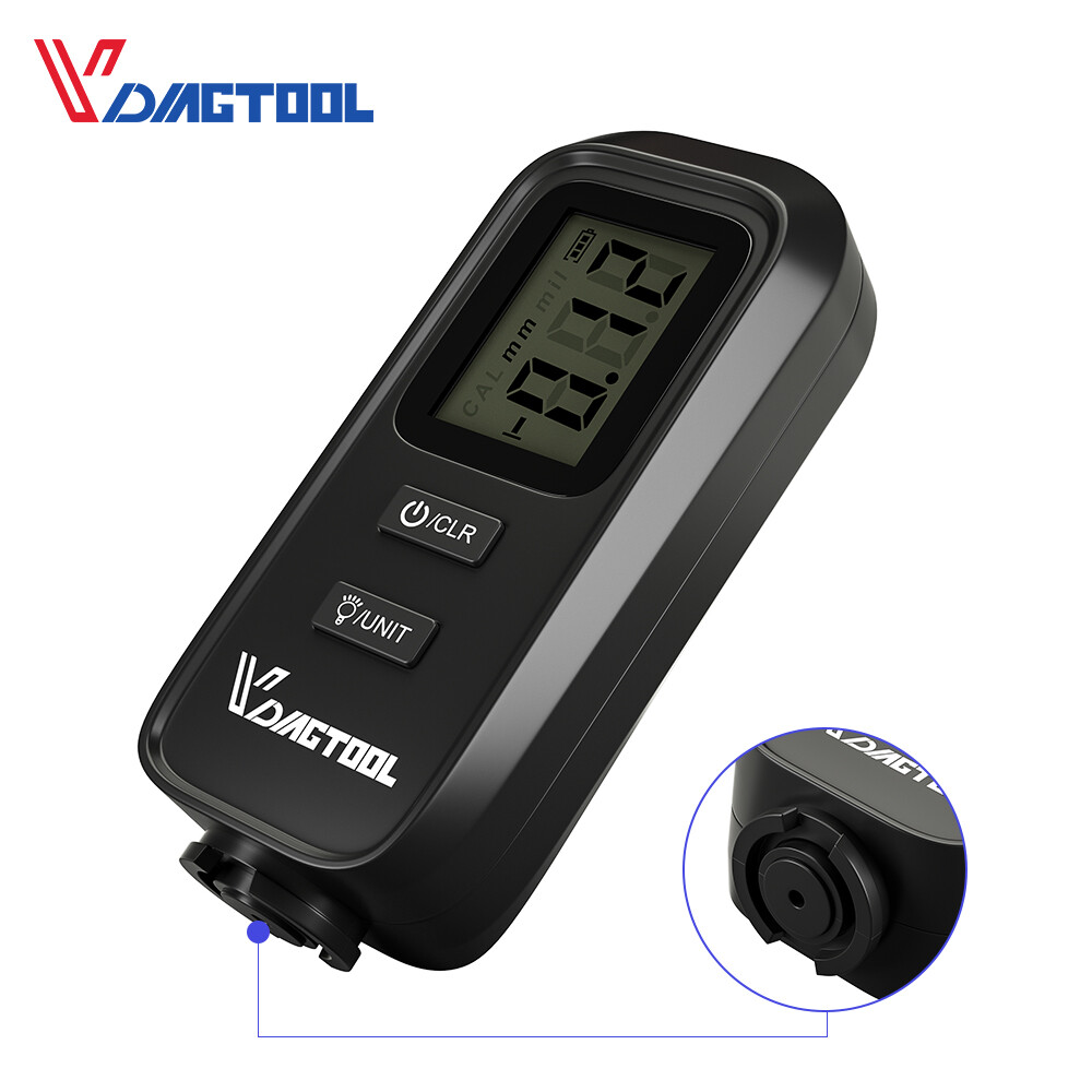 Digital Car Coating Paint Thickness Gauge Meter Tester Painting Measurement LCD