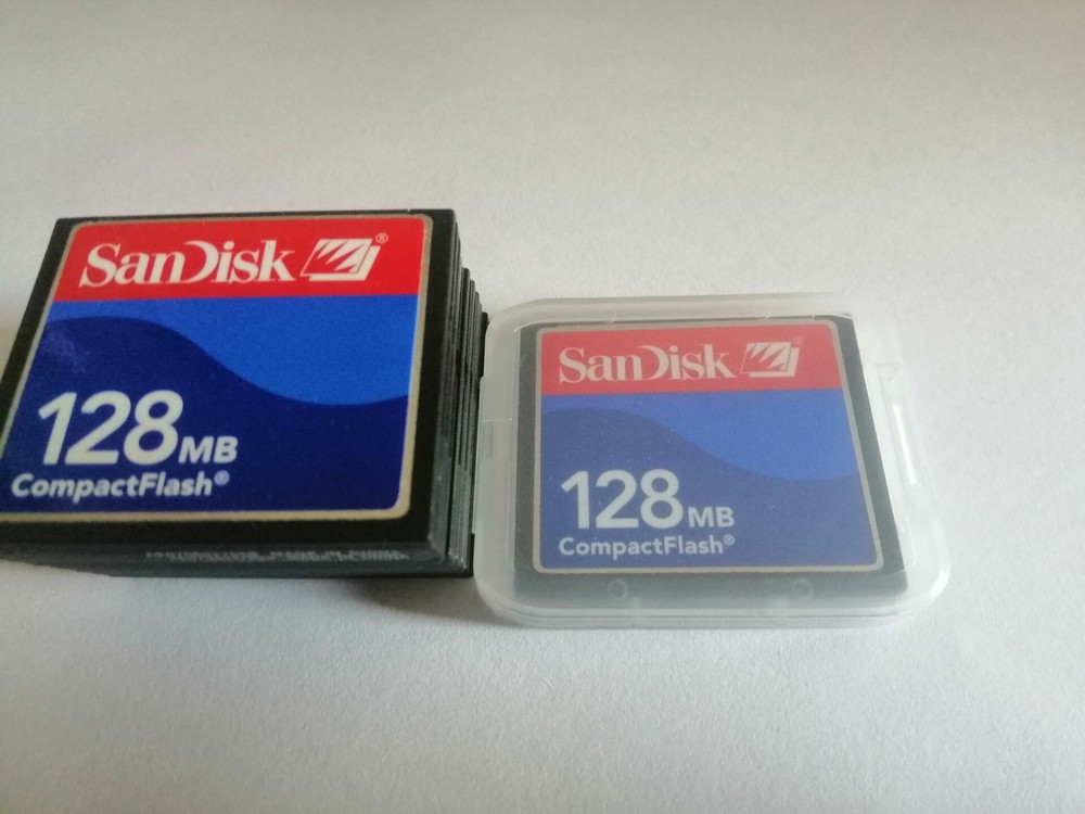 10PCS Sandisk 128MB Compact Flash Card 128MB CF Memory card SDCFJ/SDCFB