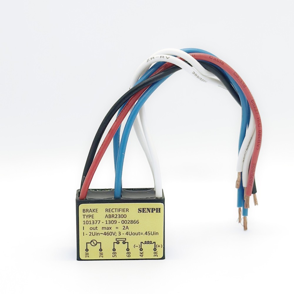 BRAKE RECTIFIER TYPE ABR2300 2A 1-2Uin~460V 3-4Uout=.45Uin