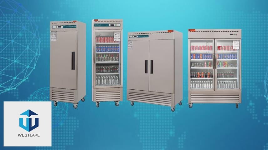 27' W Reach-in Commercial Freezer Stainless Steel 1 Door 23 Cu.ft Capacity ETL