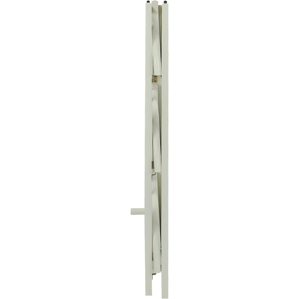 Casual Home 4-Shelf White Folding Corner Bookcase - Space-Saving Design