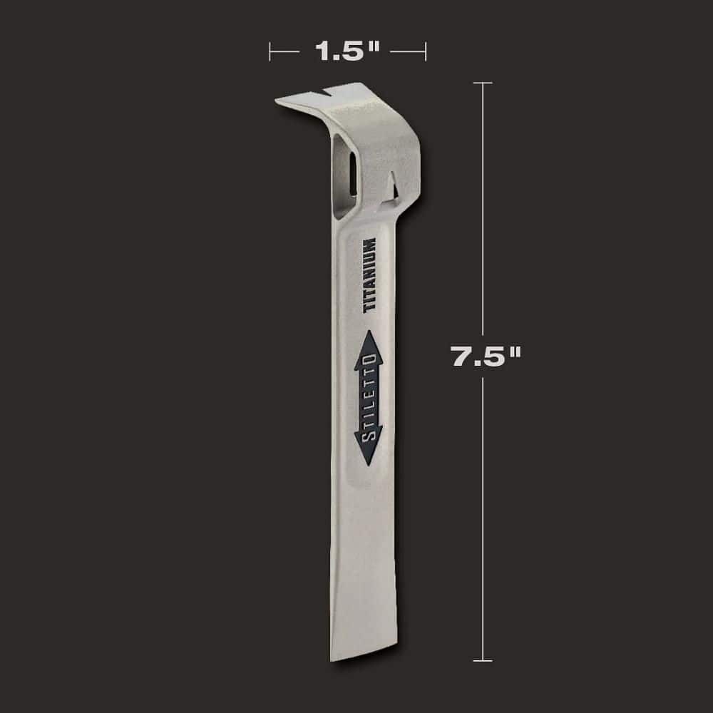 STILETTO 7.5 In. Titanium Multi-Functional Glazer Bar