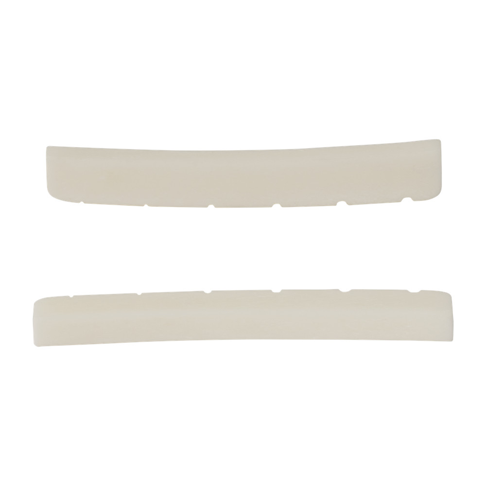 2pcs Curved Bottom 7.25"/9.5"/10" Radius Pure Bone Nut White/Unbleached Bone Nut