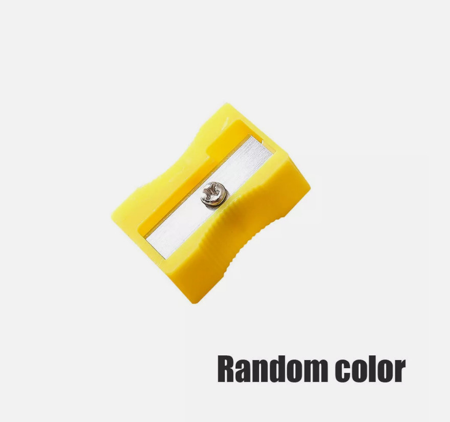 1Piece Stationery Pencil Sharpener Single Hole Plastic Sharpener