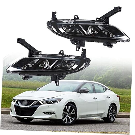 2-Pack Fog Light Assembly Driver and Passenger Side Replacement for Maxima