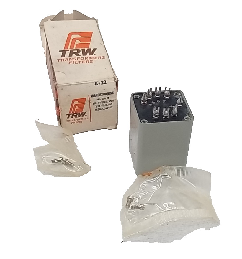 1 NOS  UTC A-22 TRANSISTOR / LINE  TRANSFORMERS 500 Ω  C.T. - 500 / 125   SPLIT