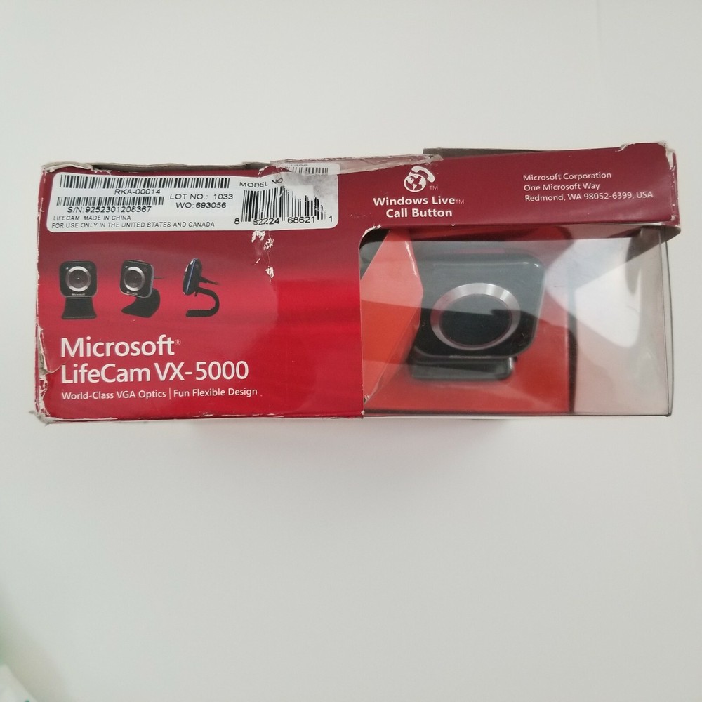 Microsoft LifeCam VX-5000 Web Cam PERFECT for Zoom Meetings
