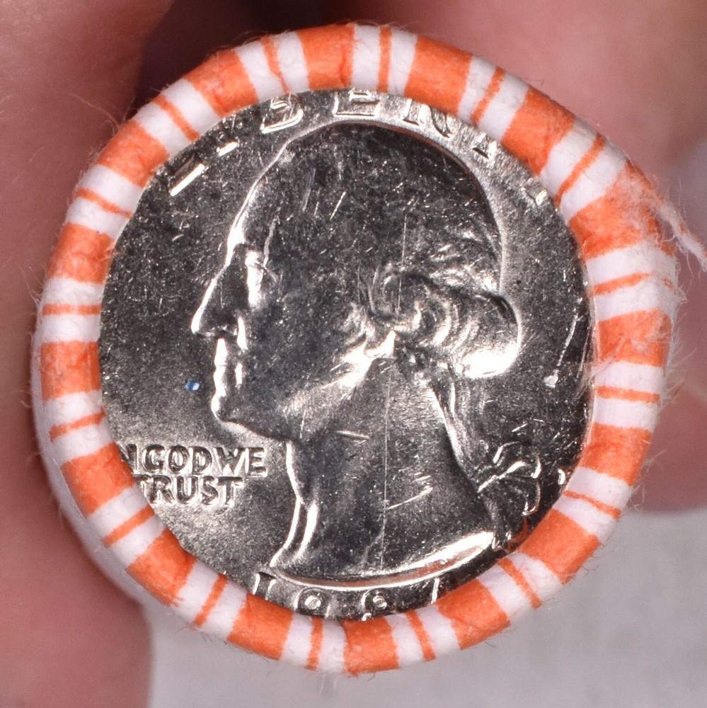 1984 Washington Quarter - BU Roll