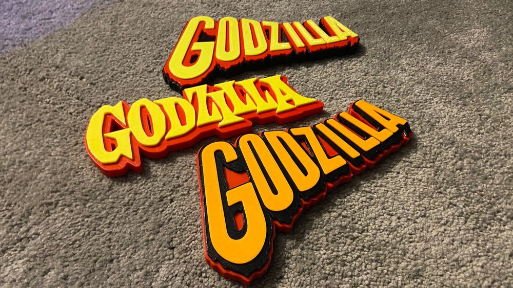Godzilla PINBALL Mod BACK BOX HING MOD 3D LOGO -For PRO or PREMIUM