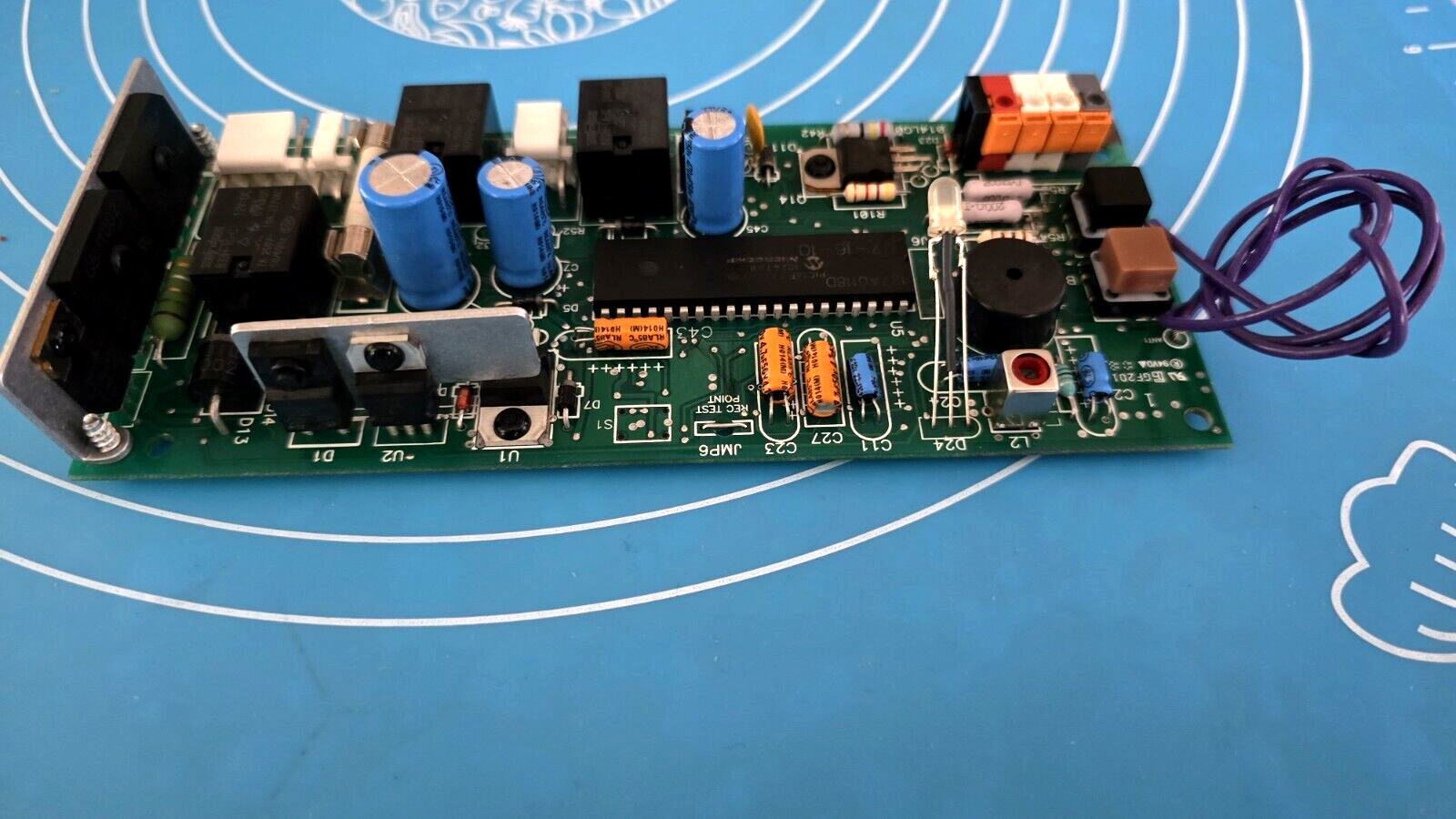 Chamberlain Liftmaster 41DB002-2 Board Purple Learn Button "MAIL IN REPAIR ONLY"