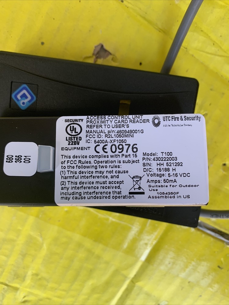 GE SECURITY T100 ACCESS CONTROL UNIT 430222003 T100