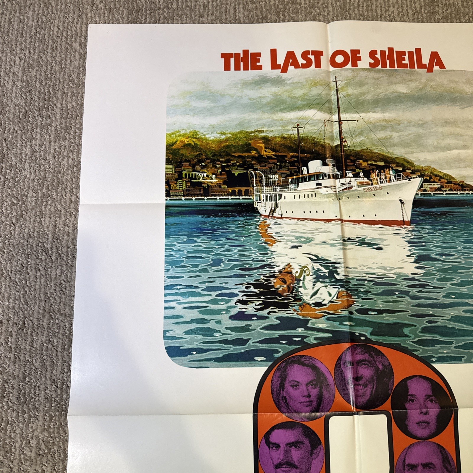 The Last Of Sheila Original 1973 27" X 41" J. Coburn D. Cannon Vintage 1 Sheet