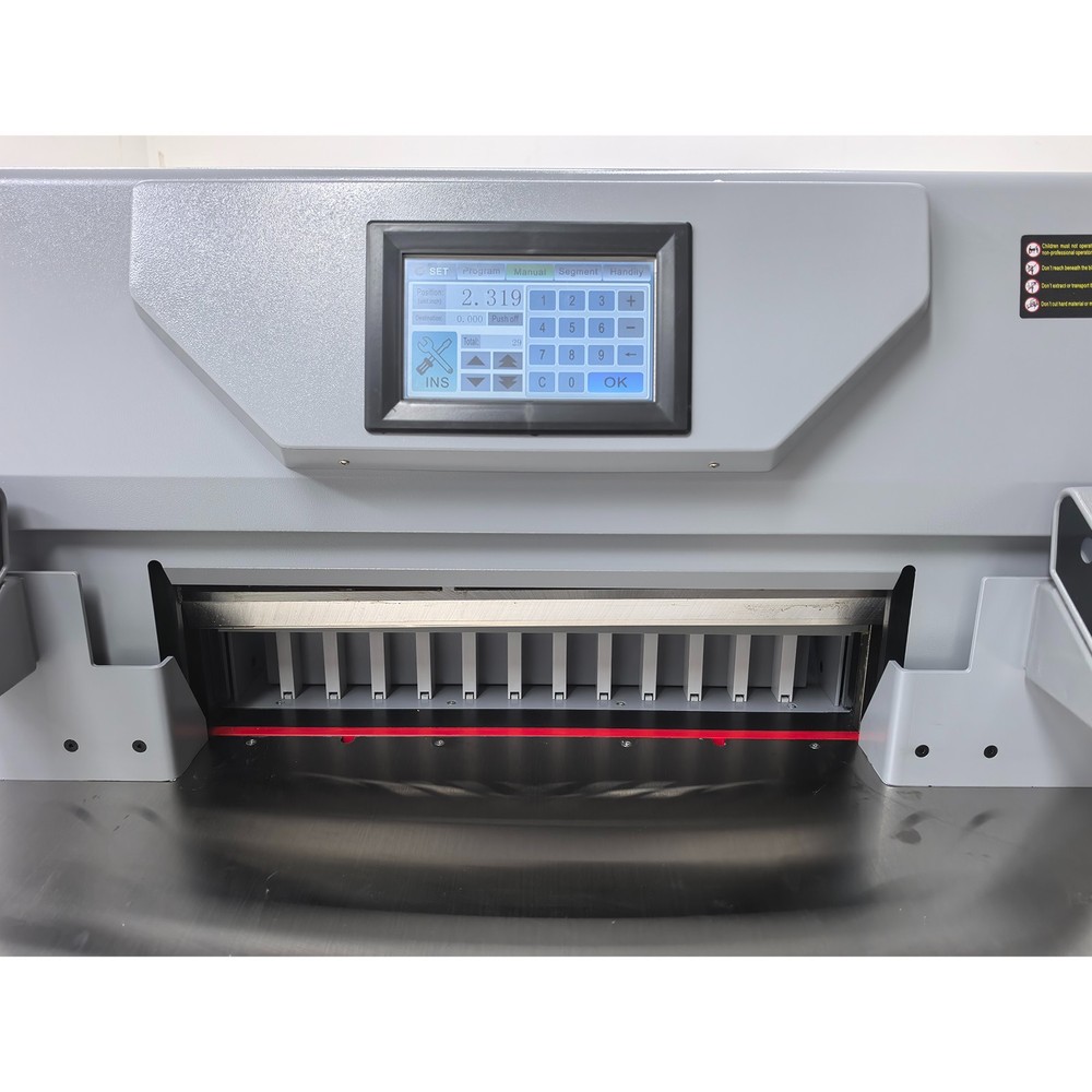 520V8 Electric Program Control Paper Cutter Machine, 20.47''/520MM Cutting Width