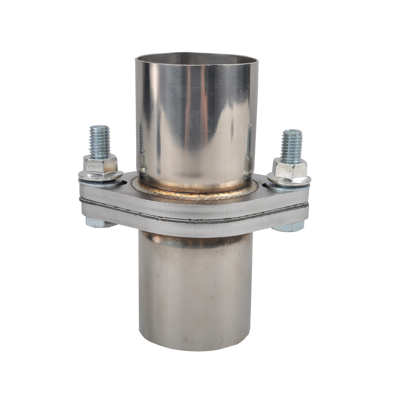 1.75''-2.5''OD Quick Fix Exhaust Spring Bolt Flange Repair Pipe Kit 2/3 Bolts