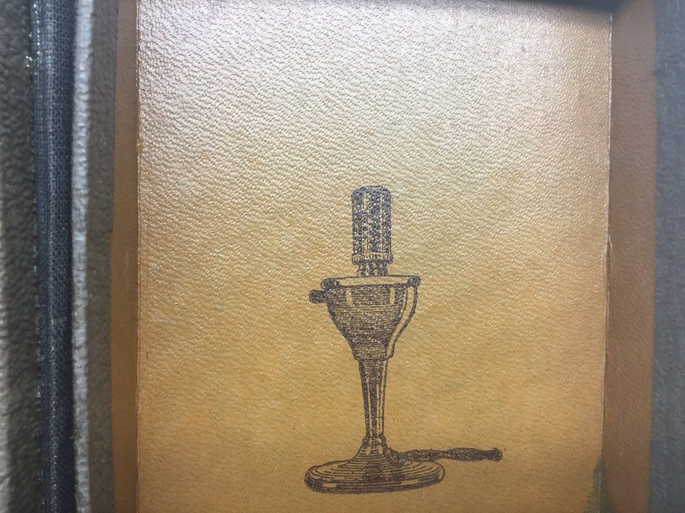 Vintage Early Microphone Box Only