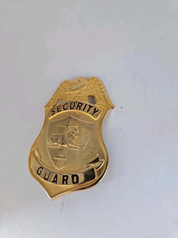 Security Guard Officer Badge - Obsolete- Vintage
