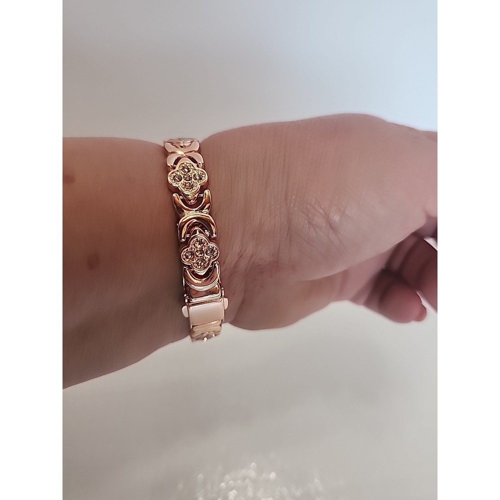 Magnet Braclet Rose Colored Camelia Paris