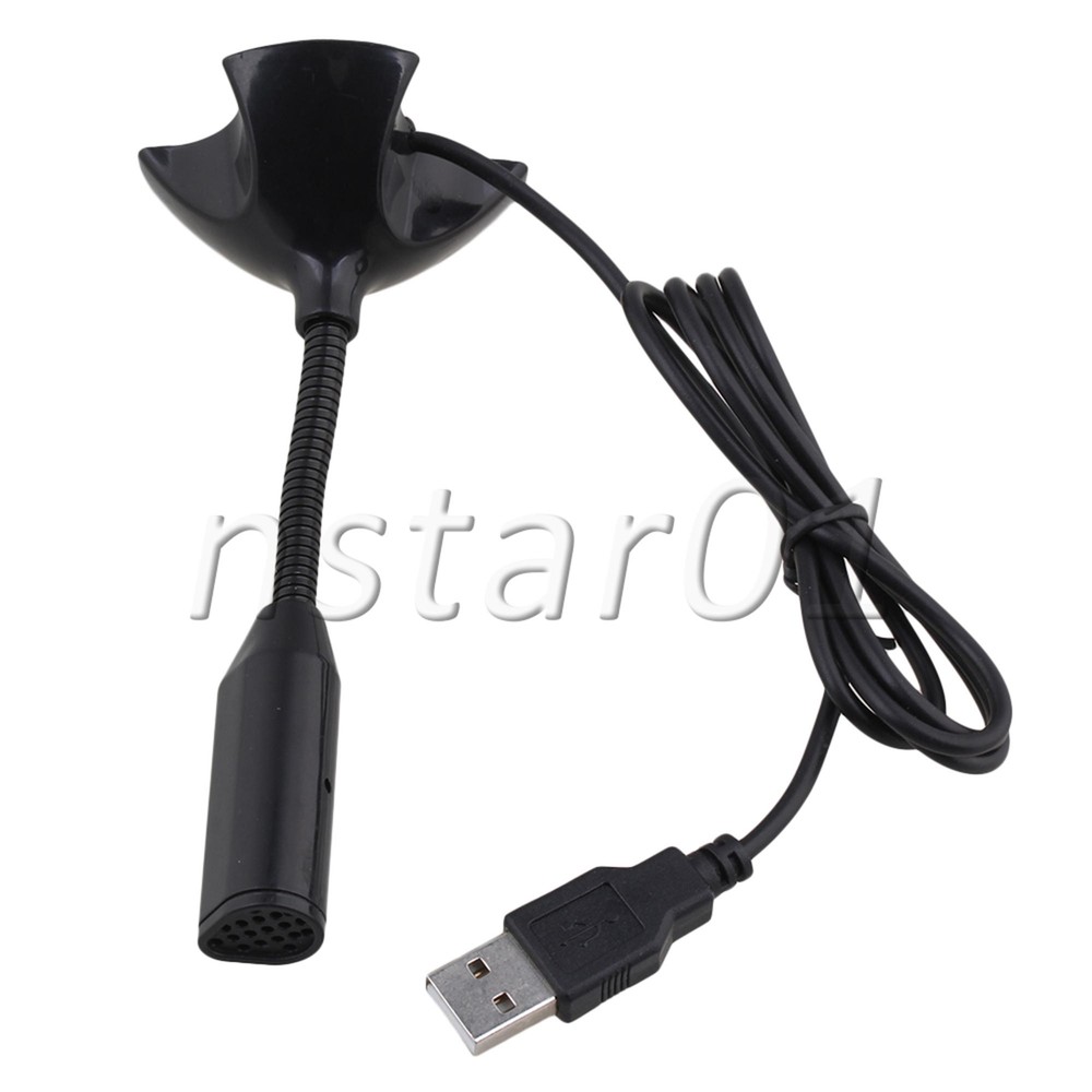 Black USB Cable Desktop Microphone for Meeting