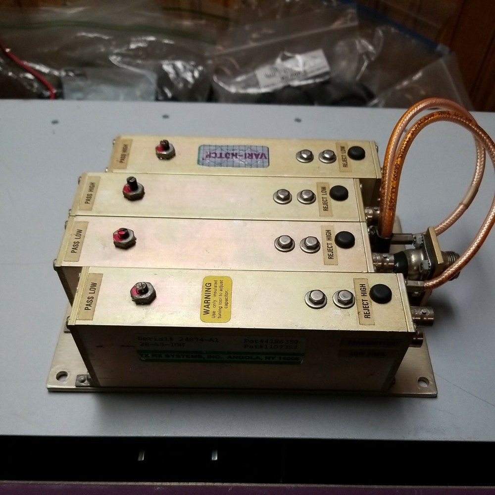 TX RX Systems, UHF Repeater Duplexer, Model 28-65-10H