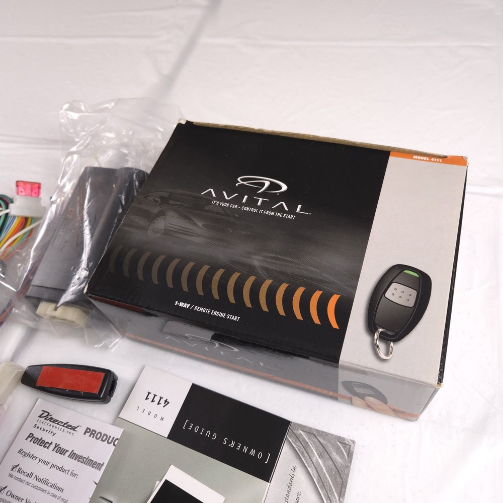 Avital Model 4111 One Way Remote Engine Start System OPEN BOX New