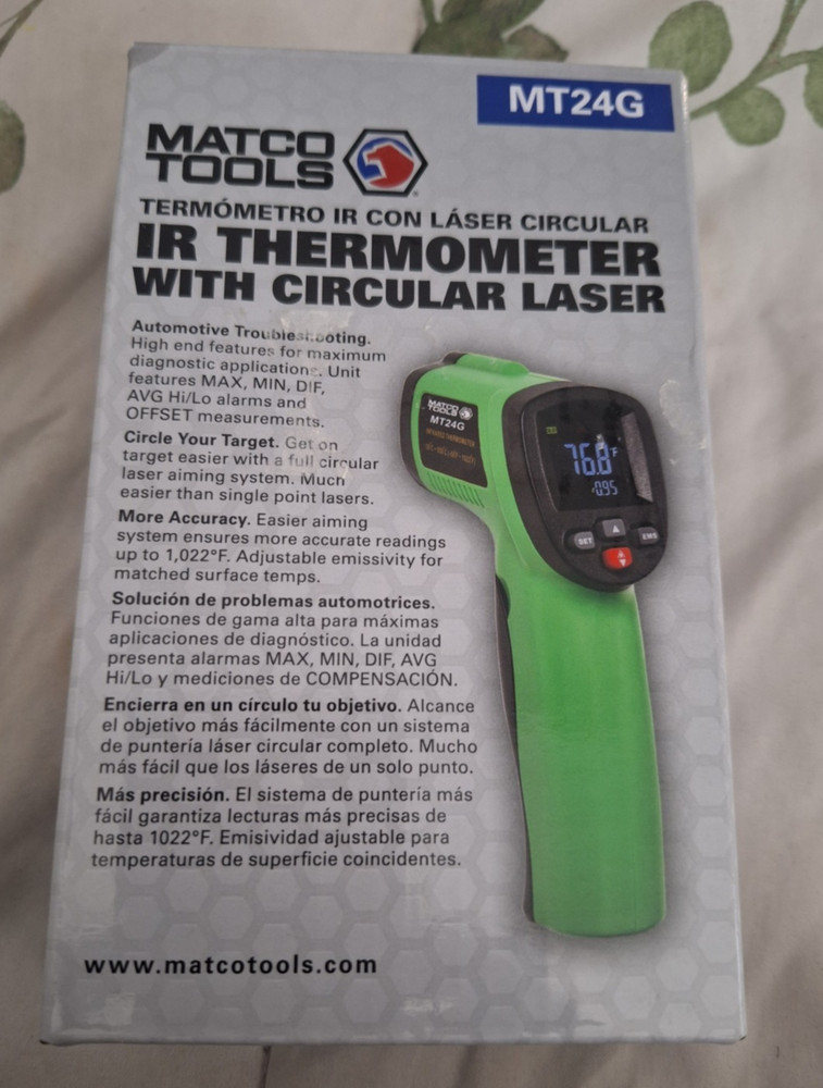 Matco Tools IR Thermometer with Circular Laser MT24G