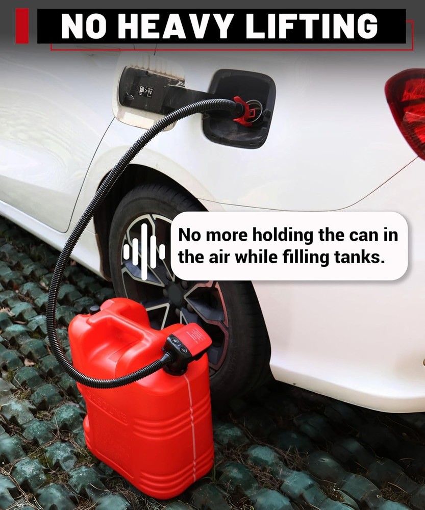 Gas Pump for Can - Battery Powered Pump:
