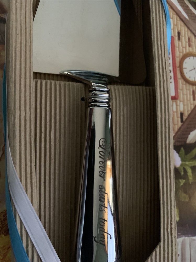 Wedding Cake Server "Forever Starts Today"