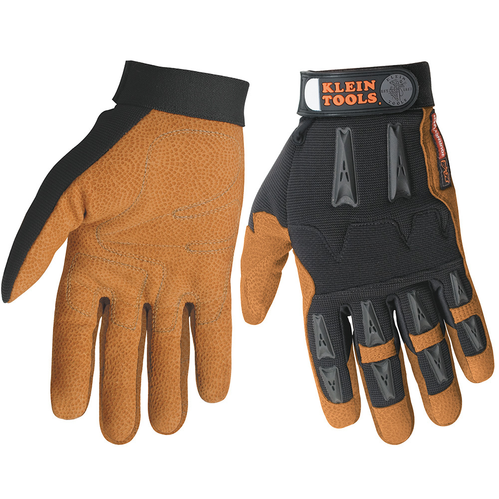 Klein Tools 40067 Journeyman Leather  Work Gloves Medium