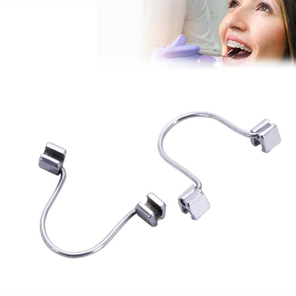 10 Packs Orthodontic Dental Single Anterior Teeth Torque Spring Rectangular