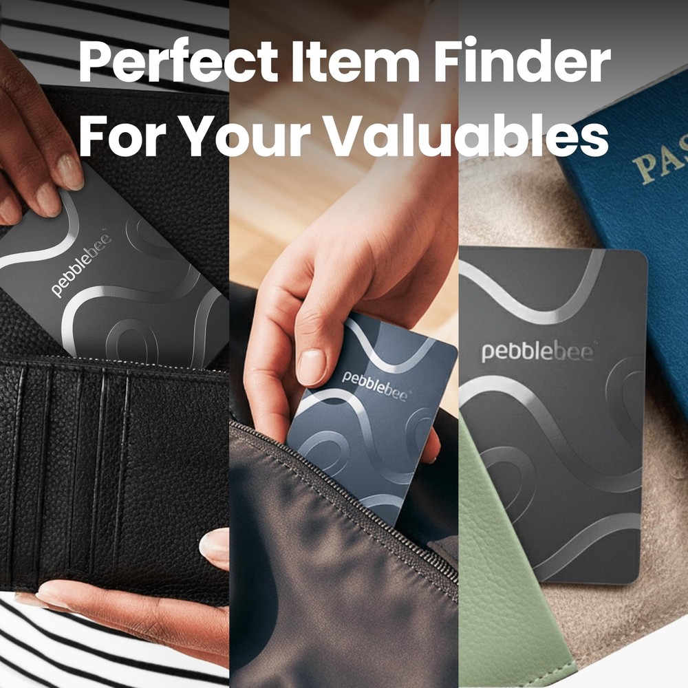Pebblebee Card 5 | Rechargeable Bluetooth Wallet Tracker | Thin...