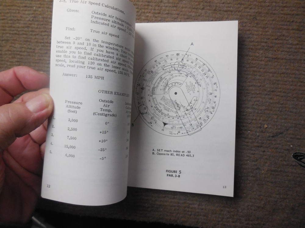 1970 Vietnam War OPERATING INSTRUCTIONS FOR SUPERSONIC COMPUTER Dead Reckoning