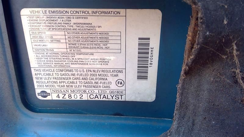 Fuse Box Engine Fits 00-06 SENTRA 180567