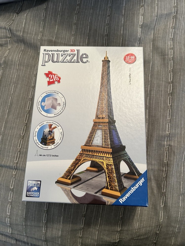 Eiffel Tower 3D Puzzle, 216 Pieces