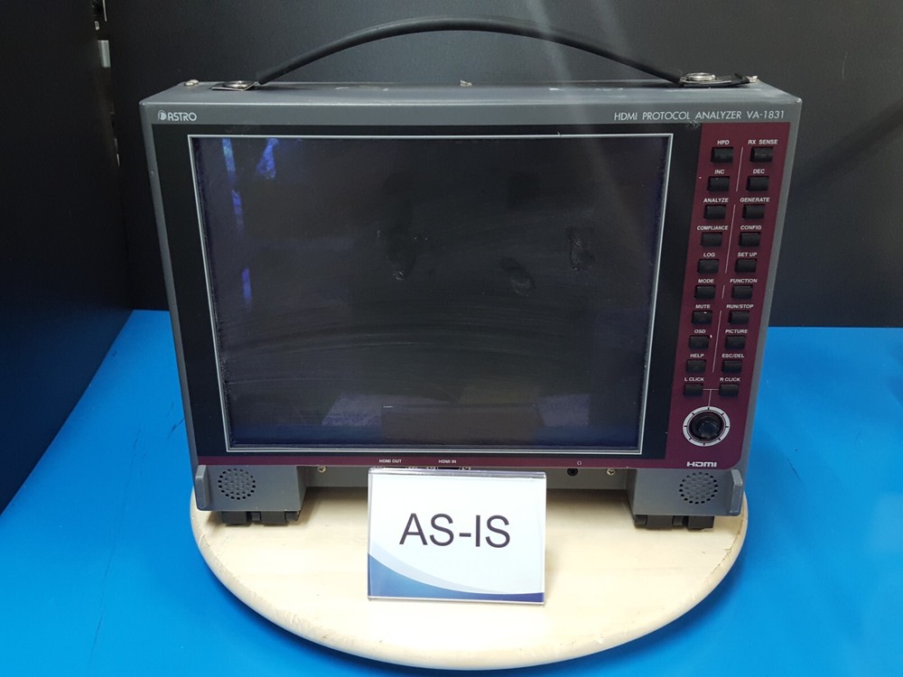 ASTRO VA-1831: HDMI Protocol Analyzer, Not working (4007)