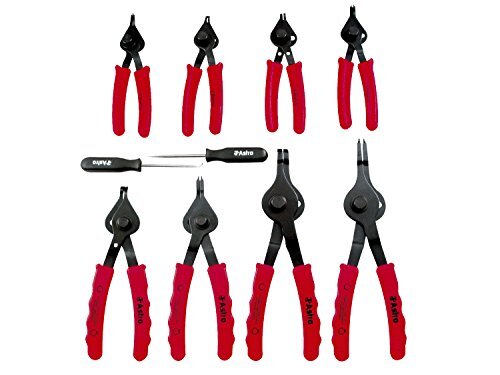 Astro Pneumatic 9401 Snap Ring Pliers Set, 10 Pieces