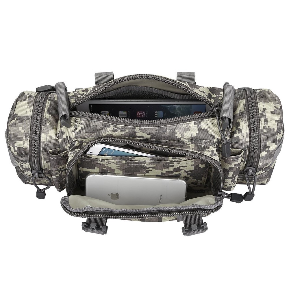 DLP Tactical Compact Range Bag / MOLLE Compatible EDC Bug Out Bag / Waist Pack