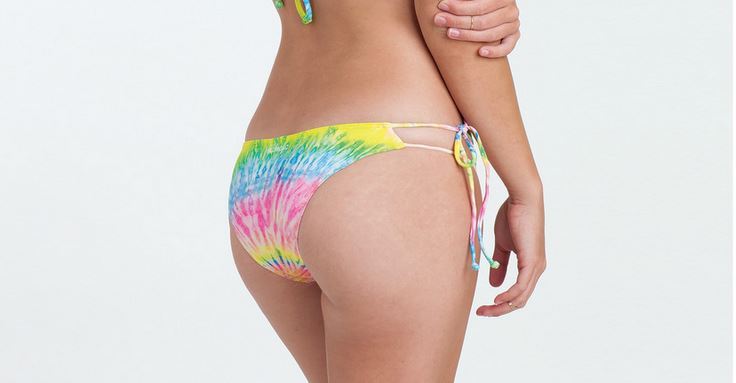 NWOT BILLABONG DAZED & AMUSED BIARRITZ BIKINI BOTTOM $35 multi