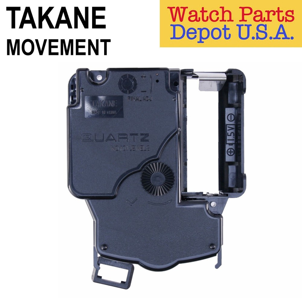 Takane Made Pendulum Clock Movement Kit with Hands, Multiple Sizes (NEW!)