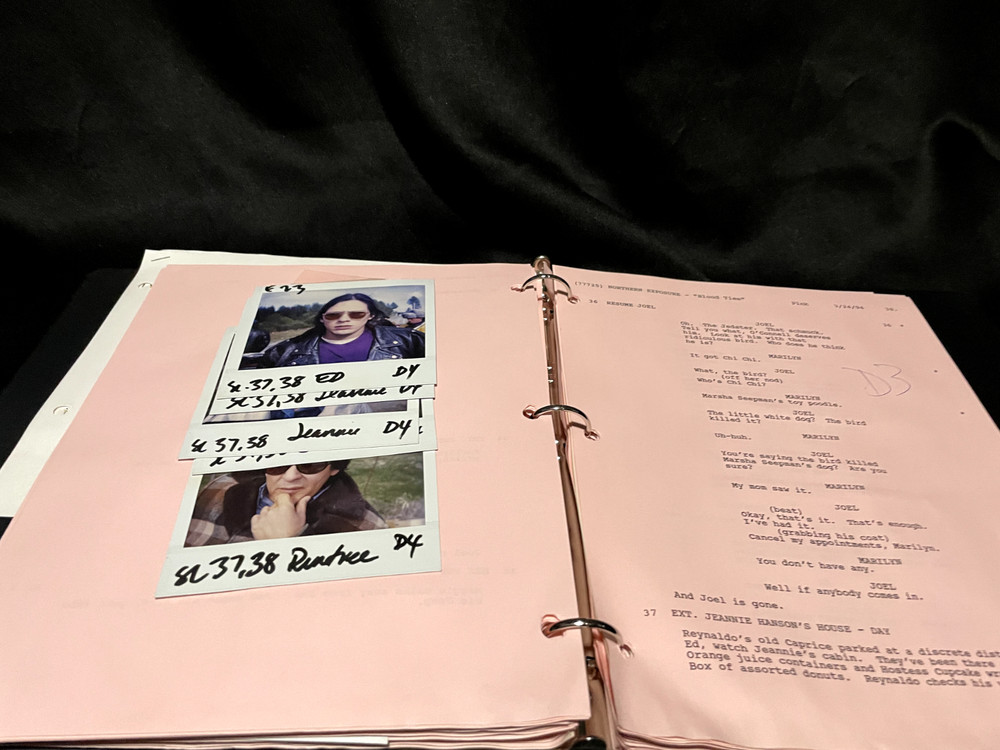 Northern Exposure Script with Cast Polaroids - Blood Ties