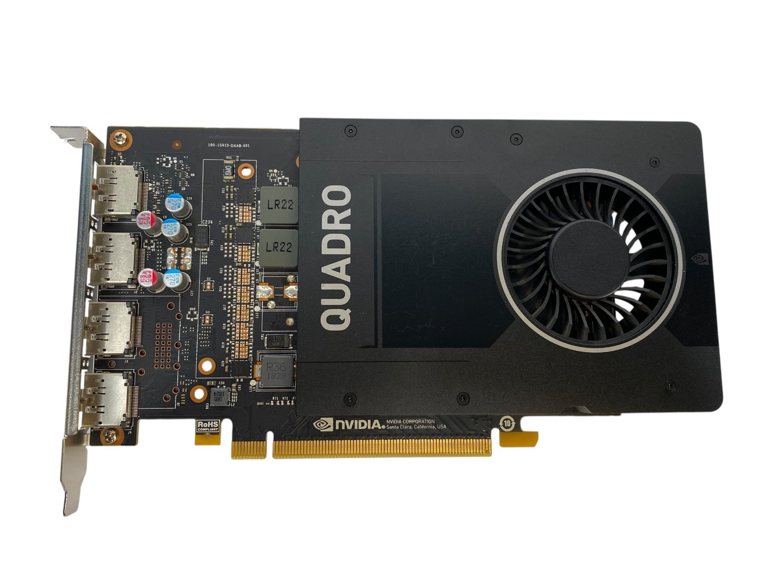 NVIDIA Quadro P2000 5GB GDDR5 Graphics Card 4x Display Port PCI Express 3.0 x16