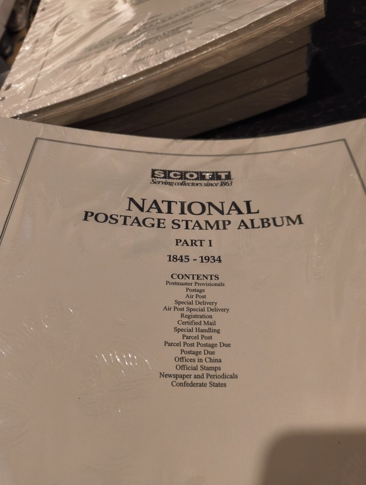 Scott National US Page Set Part I 1845-1934 100NTL1.New Sealed!