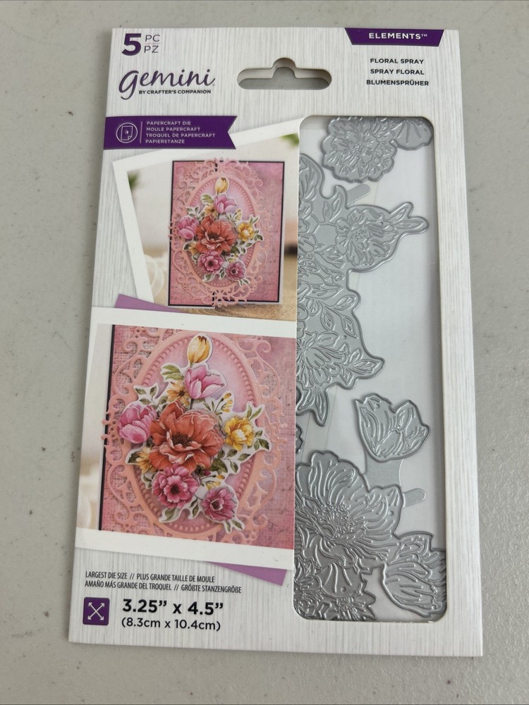 Gemini - Die Set  - Floral spray New Elements