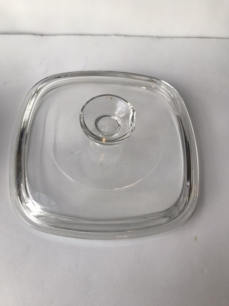 CorningWare Shadow Iris A-1-B 1 Liter/Quart Covered Casserole Pyrex Lid Vintage