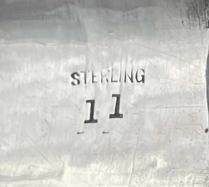 Sterling Silver Napkin Ring Name Engraved “Ray”
