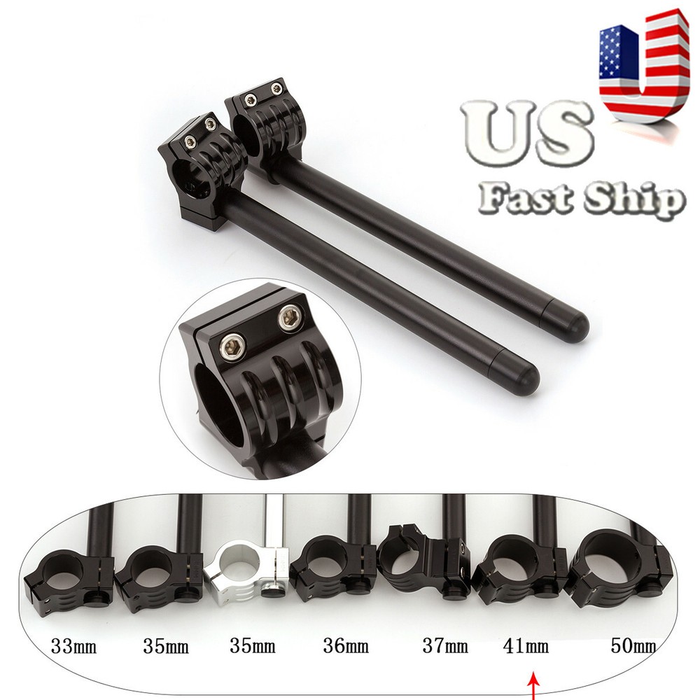 CNC 51MM For Handlebars Clip Ons Handle Bars For Full Set Normal/Regular Black
