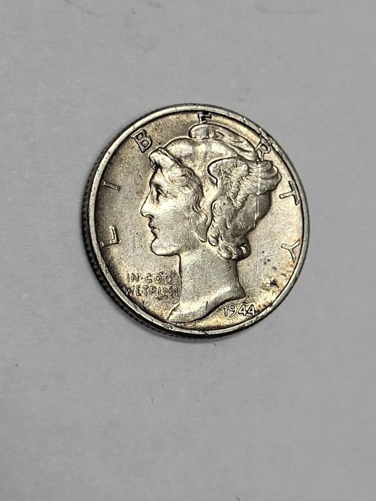 1944 Mercury Dime