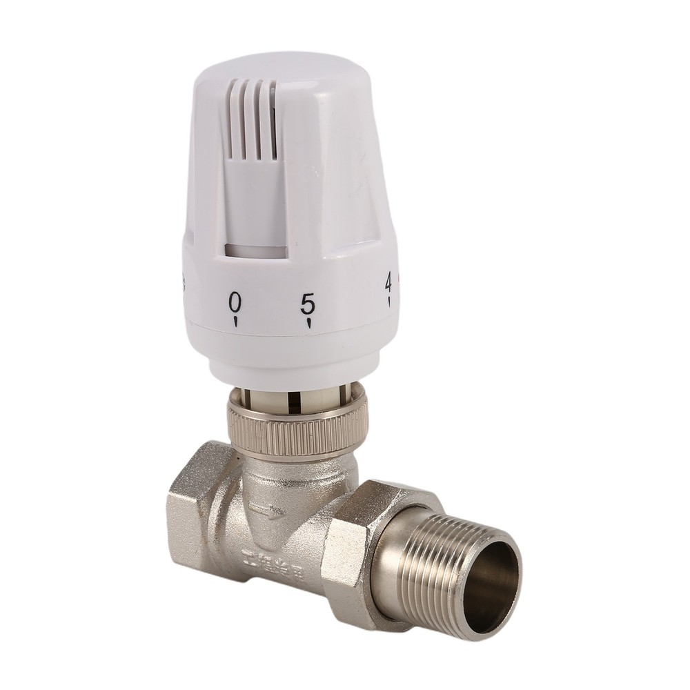 3/4Inch Brass Thermostatic Radiator Straight Type DN20 Automatic3490