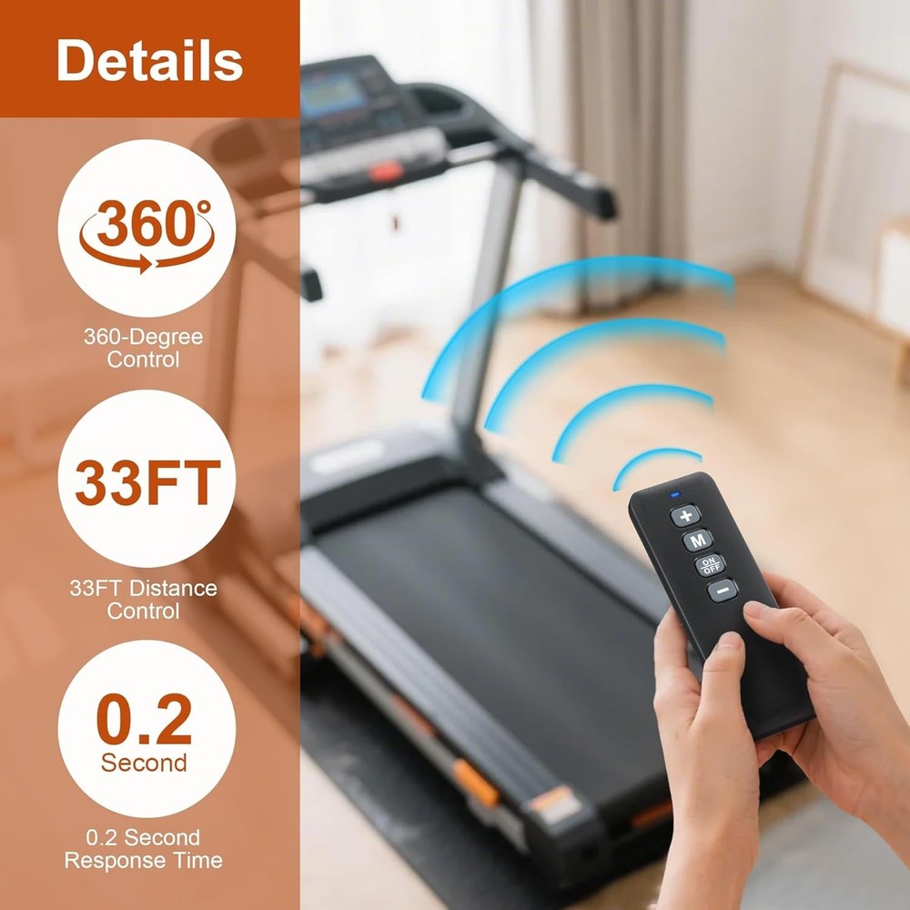 Replacement Treadmill Remote for Q1 Model - Easy Control, Battery Not Include...