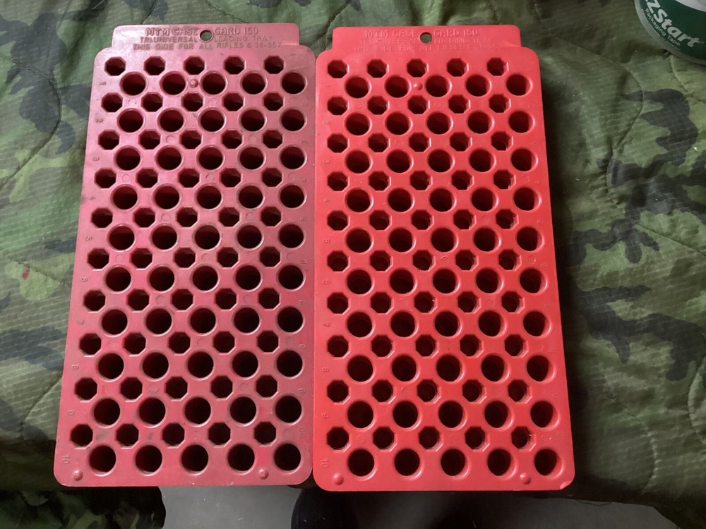 MTM Universal Ammo Loading Tray Red (Includes Two Trays)