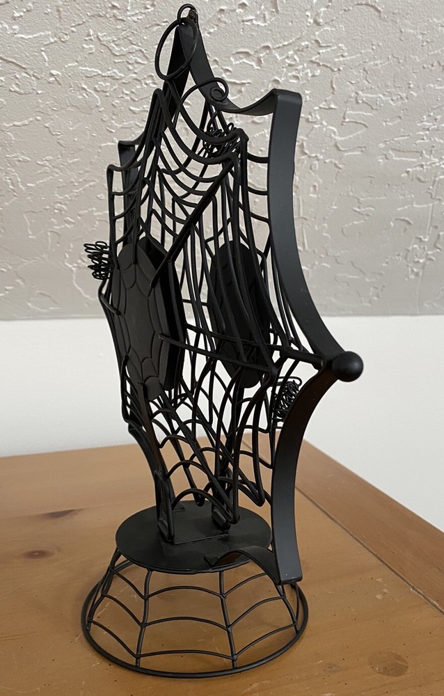Serving/Display Stand Double Tray Spider Web Spooky Decor Halloween